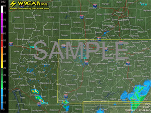 Sample RADAR image
